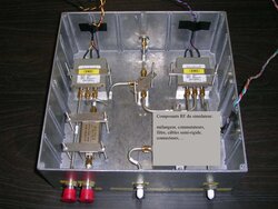 RF internal components of the satellite simulator